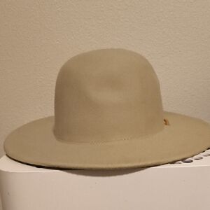 Brixton Cream Wide-Brim Hat 7 1/2
